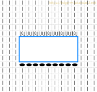 ゲージ・サイズ感・縁編みについて：棒針例